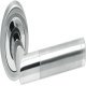 Lever Handles on Round Roses 304 Stainless Steel Space Startec Polished/satin stainless steel