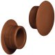 Cover Cap for Ø 12 mm Blind Hole For push fitting Fawn coloured RAL 8007