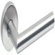 Lever Handles on Round Roses Straight Ø 19 mm 316 Stainless Steel Satin