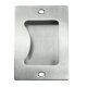 Pull Handle Flush 100 x 50 mm 316 Stainless Steel Suitable for use on sliding timber doors Satin