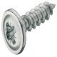Hospa Flat Head Screw, PZ, Fully Threaded, Galvanized, 4.0 x 20 mm