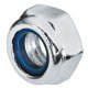 Hexagon Locking Nut Galvanized Steel with Nylon Insert Internal thread Ø M6