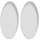 Escutcheons for Startec Lever Handles Blank Ø 52 mm 304 Stainless Steel With steel substructure Satin