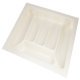 Cutlery Ins 441-500mm 600/600mm Plastic CrWht
