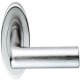 Lever Handles on Round Roses Zinc Alloy San Lorenzo On concealed fixing roses Polished chrome