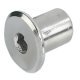 M6 Sleeve Nut with SW4 Hexagon Socket Steel With flat head burnished