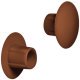 Cover Cap for Blind Holes Ø 5 mm Plastic For push fitting Fawn brown RAL 8007