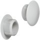 Cover Cap Plastic for Blind Holes Ø 10 mm For push fitting Light grey (RAL 7035)