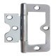 Flush Hinge 75x25mm LD Inset M.Steel ZP