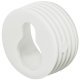 Suspension Fit Rectangle D16mm Keyhole Plastic Wht
