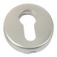 Escutcheons Euro Profile Cylinder Ø 50 mm Aluminium Satin