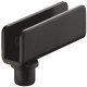 110D Simplex Glass Door Hinge Steel/Plastic Black