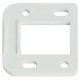 90D Spacer Plate 2.0mm Plastic White