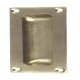 Flush Pull Handle 42 x 90 mm Brass or Zinc Alloy Suitable for timber sliding doors Satin nickel plated zinc alloy