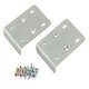 Cabinet Repair Plates for Mounting Hinge Plates with Pre-Mounted Euro Screws Cream white RAL 9001