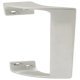 Pull Handle Cranked Face Fixing Aluminium Length 230 mm satin anodised