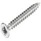 Hospa Chipboard Screw, Countersunk Head, PZ, Fully Threaded, Galvanized, 3 x 15 mm
