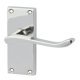 Victorian Lvr Hdls/Plt Scroll Latch SN