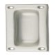 Flush Pull Handle 40 x 90 mm Aluminium Suitable for timber sliding doors Satin anodised