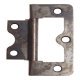 Flush Hinge 60x20mm Inset Steel ZP