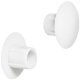 Cover Cap for Blind Holes Ø 5 mm Plastic For push fitting White RAL 9010