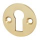 Escutcheon D33mm Plain Std KW Brass Polished Brass