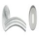 Lever Handle Set 304 Stainless Steel HL03 Häfele Pair of lever handles and roses With standard keyway escutcheon satin