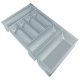 Plastic Cutlery Insert for Nominal Depth 500 mm for Cabinet Width 300-1000 mm With horizontal cutlery compartments Size 40/60 for cabinet width 400 mm
