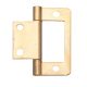 Flush Hinge for Inset Doors Length 40 mm Steel With fixed pin Zinc plated