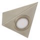 LED Wedge Light 12 V Triangular Rated IP 20 2.4 W Loox Compatible Brushed nickel plated finish light colour 3000 K