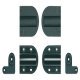 Chest Lid Hinge for Medium Sized Lids Opening angle 105° Black