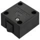 Built In Switch with Universal Push Button 2 A/240 V AC Black finish