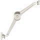 Flap/Lid Stay Complete Set Duo Standard 3666 Heavy version opening angles: 75° 90° or 110° For sheet metal screws distance from edge 37 mm nickel plated