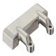 Adapter for Flaps with 20 mm Aluminium Frame Zinc Alloy For Free Fold Nickel plated