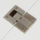 Flap Hinge Set 90° for Flaps or Lid Stays Kimana Nickel plated steel