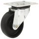 Swivel Single Wheel Castor without Brake Wheel Ø 80-125 mm 100 mm Plate Fixing with screw-on plate Wheel Ø 100 mm load capacity 125 kg