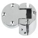 Flap Hinge 90° Plano Medial Zinc Alloy For screw fixing Dim x: 16 mm nickel plated
