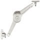 Flap/Lid Stay Complete Set Duo Standard Light version opening angles: 75° 90° or 110° For Hospa scews distance from edge 37 mm white