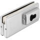 Patch Fitting Corner Patch Lock with Profile Cylinder Aperture Startec For left or right hand use Matt stainless steel finish