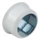 WithRobe Rail D19mm Invisifix Socket White