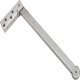 Door Co-ordinator for Outward Opening External Doors Stainless Steel Brushed