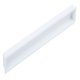 Inset Handle Zinc Alloy 160 mm Cubic Matt white