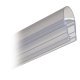 Shower Seal Bulb Seal Length 2010 mm Suitable for toughened glass doors 6-8 mm thick Transparent PVC finish