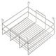 Vibo Elite Wire Bskt 731x151x510mm Silver
