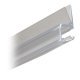 Shower Seal Door Jamb Profile for 90° Applications Length 2010 mm Suitable for toughened glass doors 6-8 mm thick Transparent PVC finish