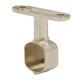 WithRobe Rail End Support H63mm Zinc Alloy NP