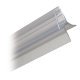 Shower Seal Bottom H-Profile with Drip Rail Lip 135° Length 2010 mm Suitable for toughened glass doors 6-8 mm thick Transparent PVC finish