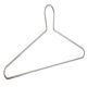 Anti Theft Wire Coat Hanger Steel Black Epoxy