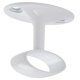 WithRobe Rail D25mm Deluxe Cent Bracket White
