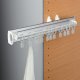 WithRobe PO Scarf Rack 8 Hooks 505mm White